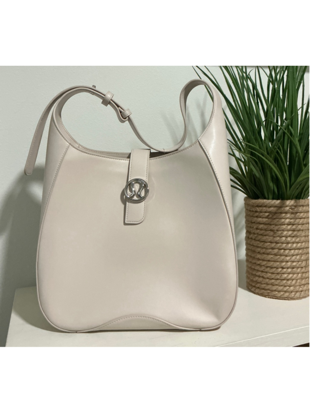 Lululemon Leather Alternative Shoulder Bag - Cashew